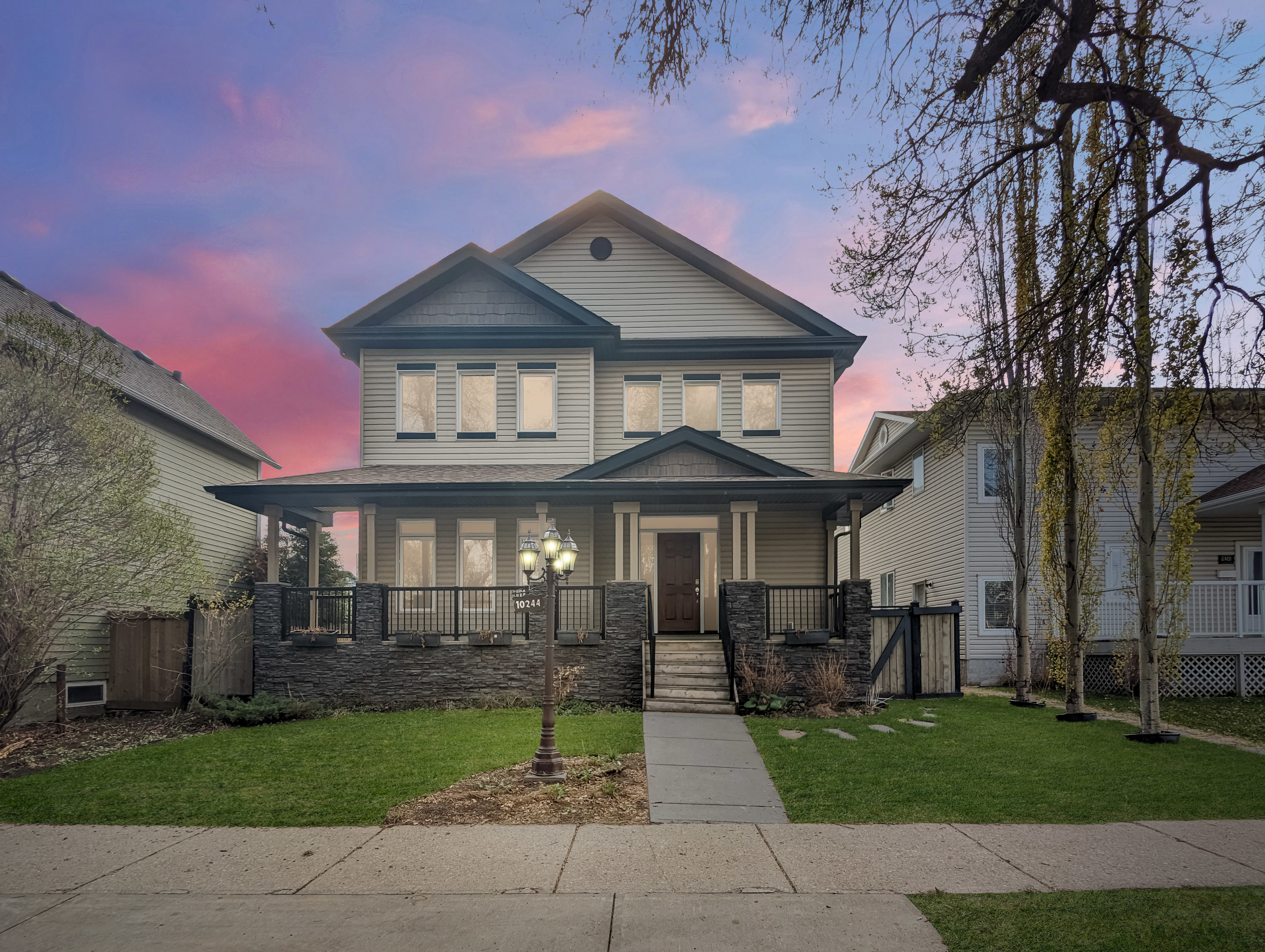 Classic pre‑owned infill home on tree‑lined street in Edmonton established neighbourhood